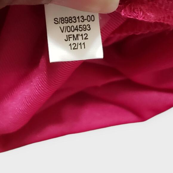 Old Navy Womens Pink Floral Chiffon Ruffle Maxi Dress Tiered Cottage Summer XS - Picture 12 of 14